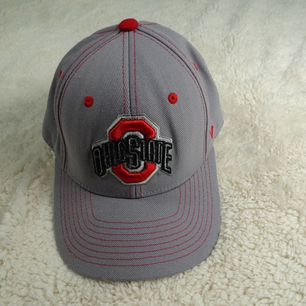 NCAA Ohio State Buckeyes Gray Zephyr Baseball Hat Cap Size 7 1/8